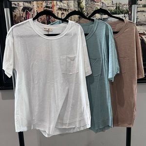 3 Casual basic soft cotton knit top